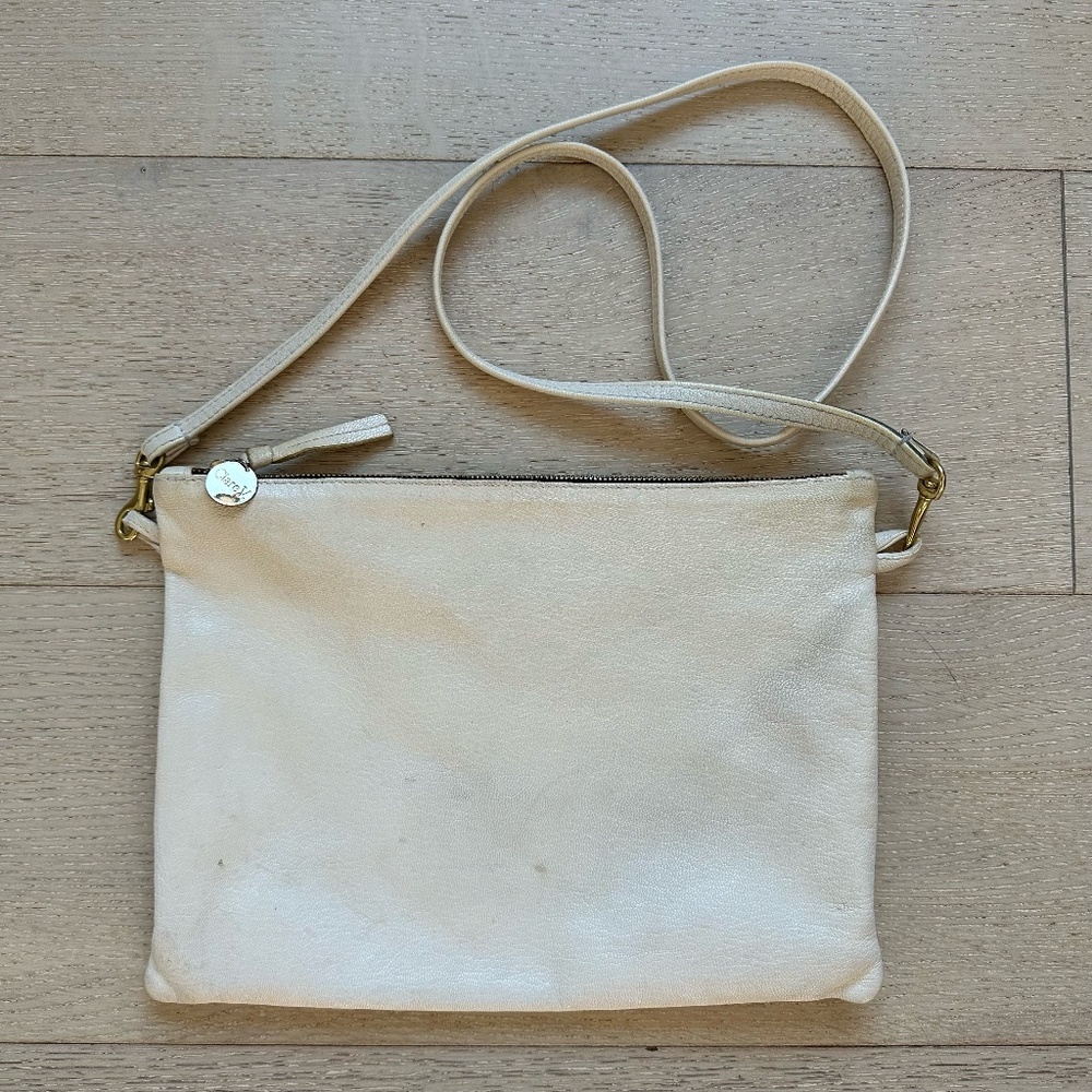 Clare V Sac Bretelle in Cream - Ivory - Off-White READ description please